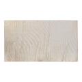 Alfombra antideslizante de poliéster beige, 200 x 300 cm