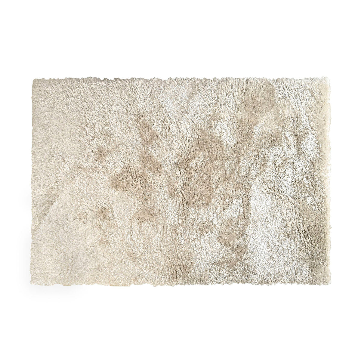 Alfombra antideslizante marrón de poliéster, 160 x 230 cm