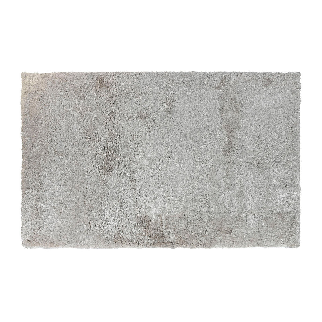 Alfombra antideslizante de poliéster marrón, 200 x 300 cm
