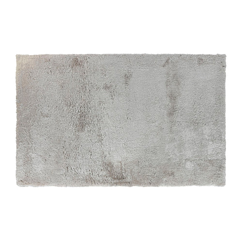 Alfombra antideslizante de poliéster marrón, 200 x 300 cm