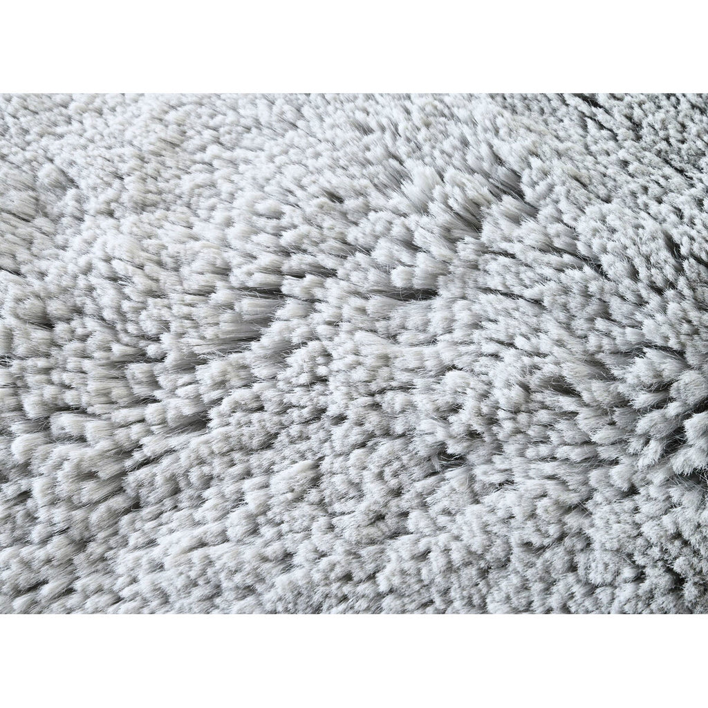 Alfombra antideslizante gris de poliéster, 140 x 200 cm — imagen 3