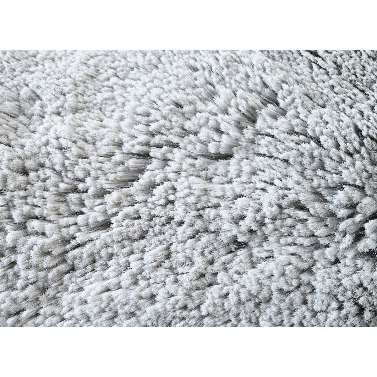 Alfombra antideslizante gris de poliéster, 140 x 200 cm — imagen 3