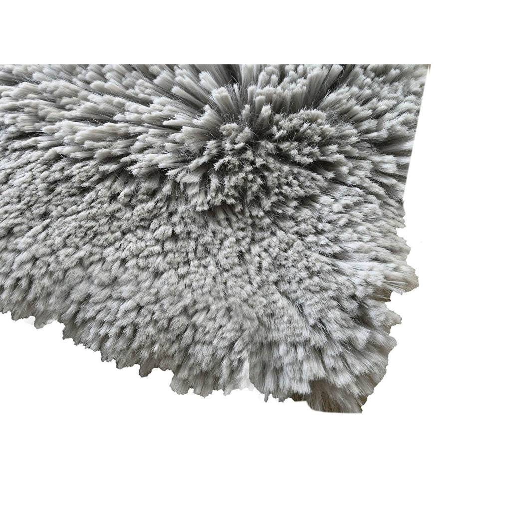 Alfombra antideslizante gris de poliéster, 140 x 200 cm — imagen 4