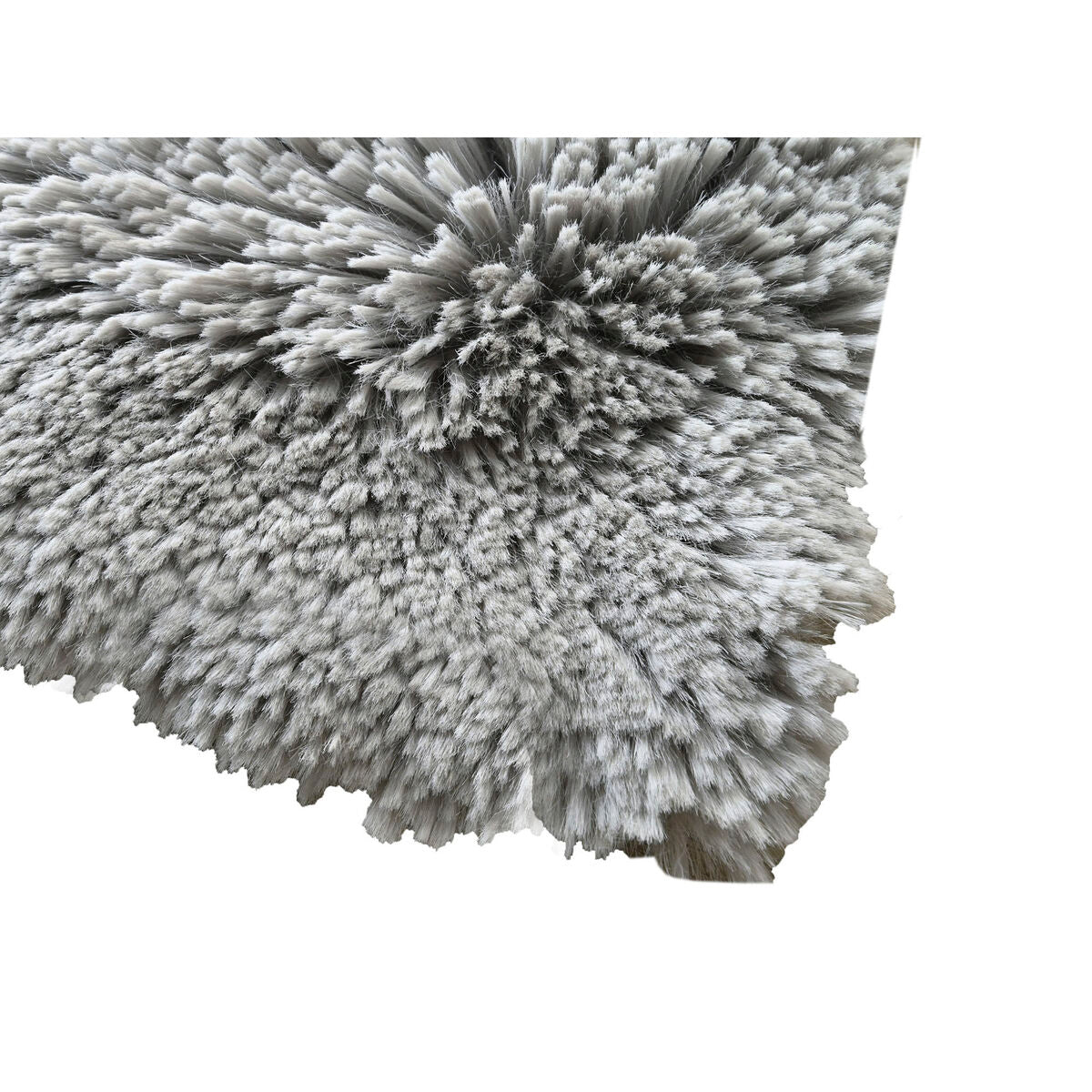 Alfombra antideslizante gris de poliéster, 140 x 200 cm — imagen 4