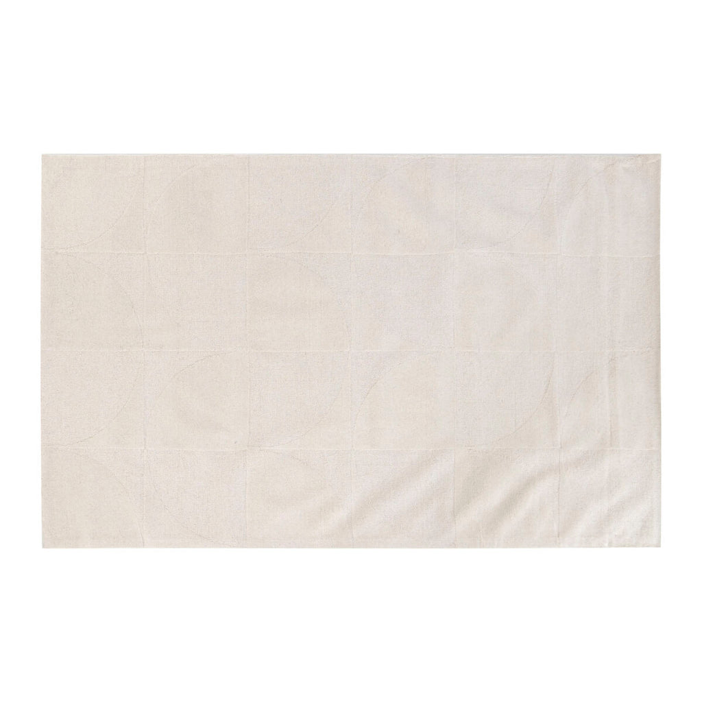Alfombra boho de lana reversible y antideslizante, 160 x 230 cm