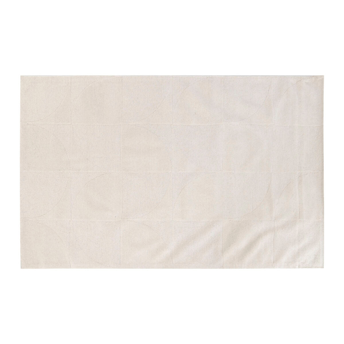 Alfombra boho de lana reversible y antideslizante, 160 x 230 cm