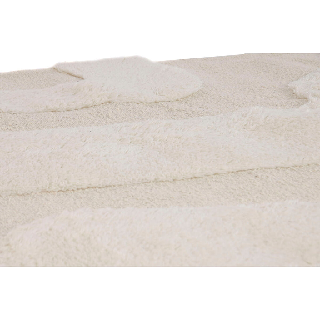 Alfombra boho beige de lana reversible, 160 x 230 cm — imagen 3
