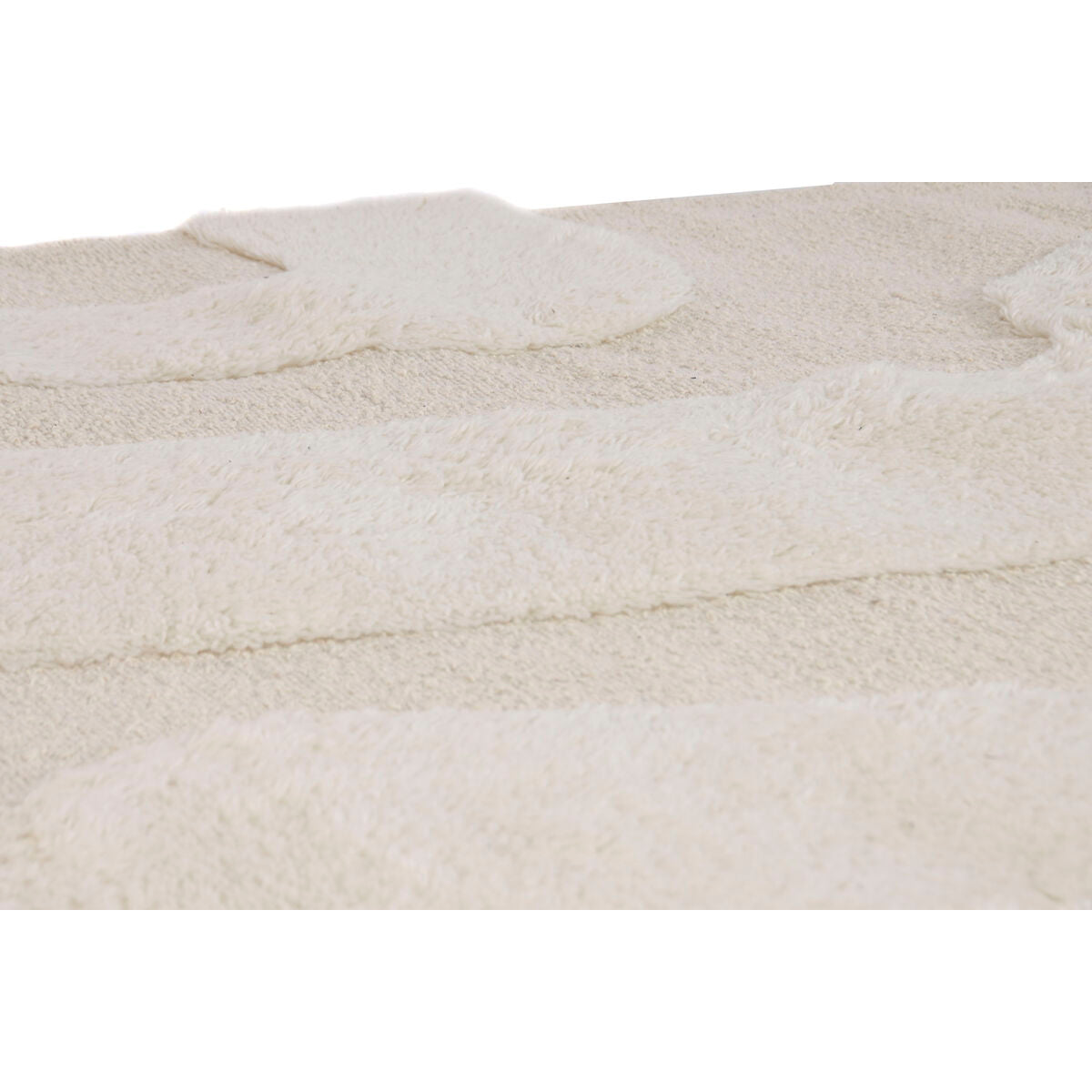 Alfombra boho beige de lana reversible, 160 x 230 cm — imagen 3