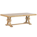 Mesa de centro natural de madera de mango