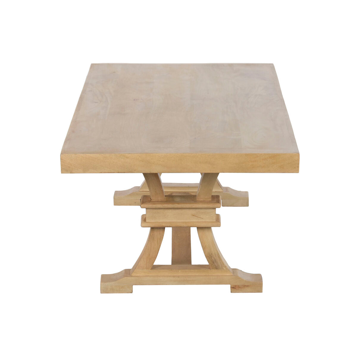 Mesa de centro natural de madera de mango — imagen 2