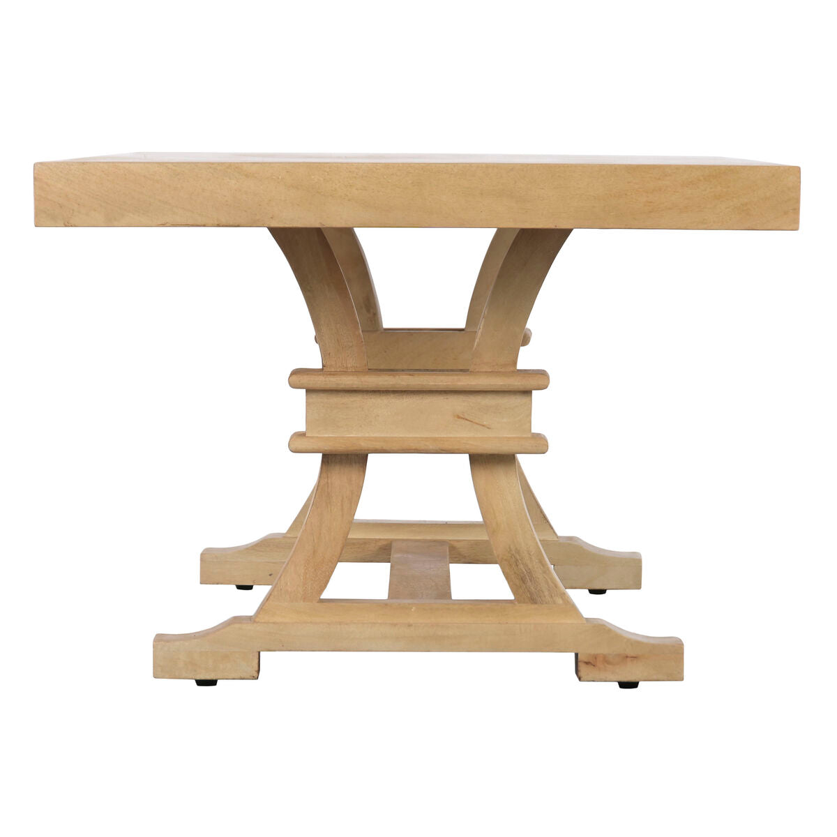 Mesa de centro natural de madera de mango — imagen 3