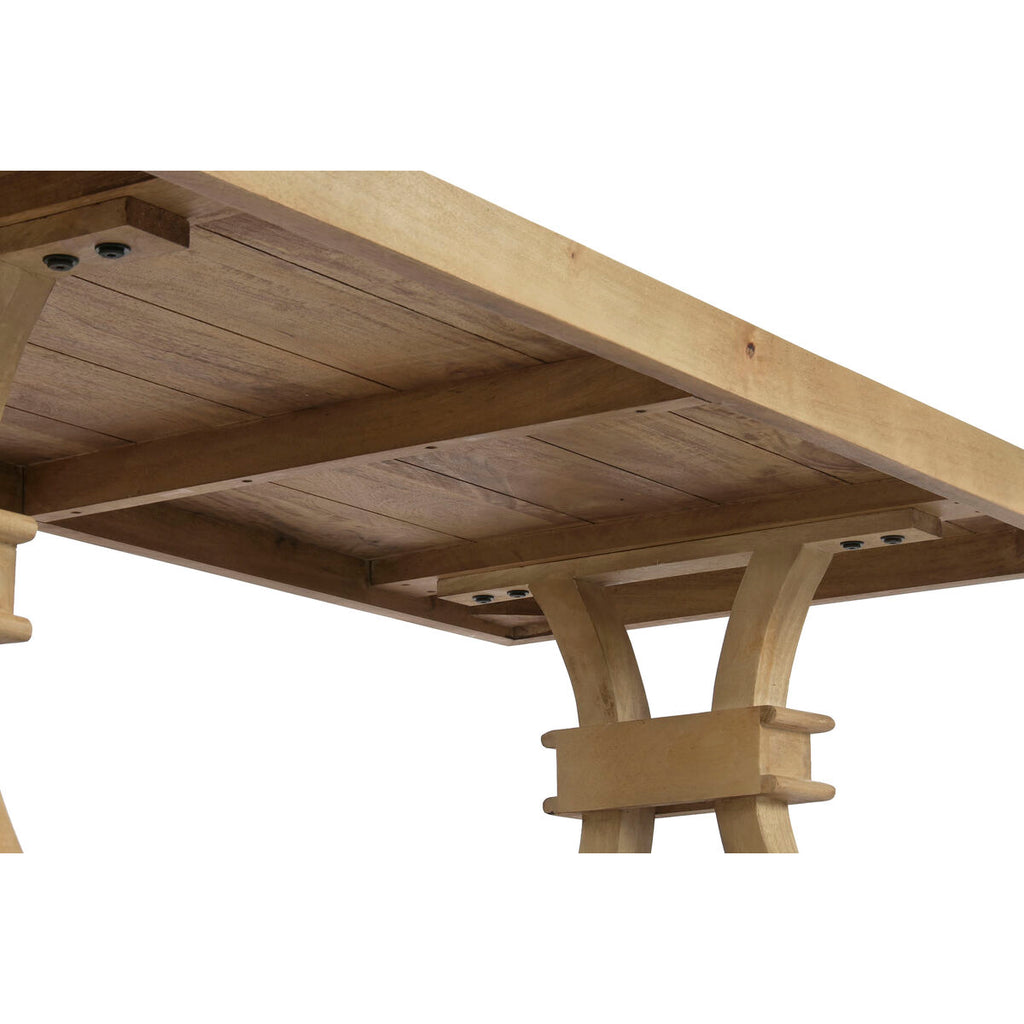 Mesa de centro natural de madera de mango — imagen 7