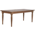 Mesa de comedor rectangular de madera de teca, 200 cm