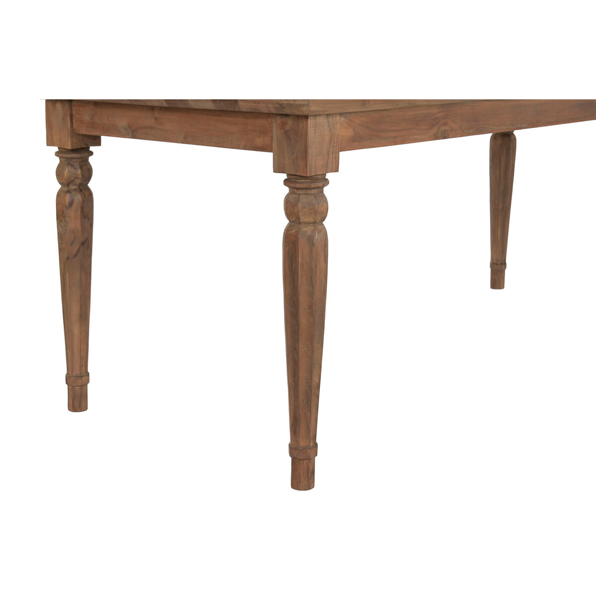 Mesa de comedor rectangular de madera de teca, 200 cm — imagen 5