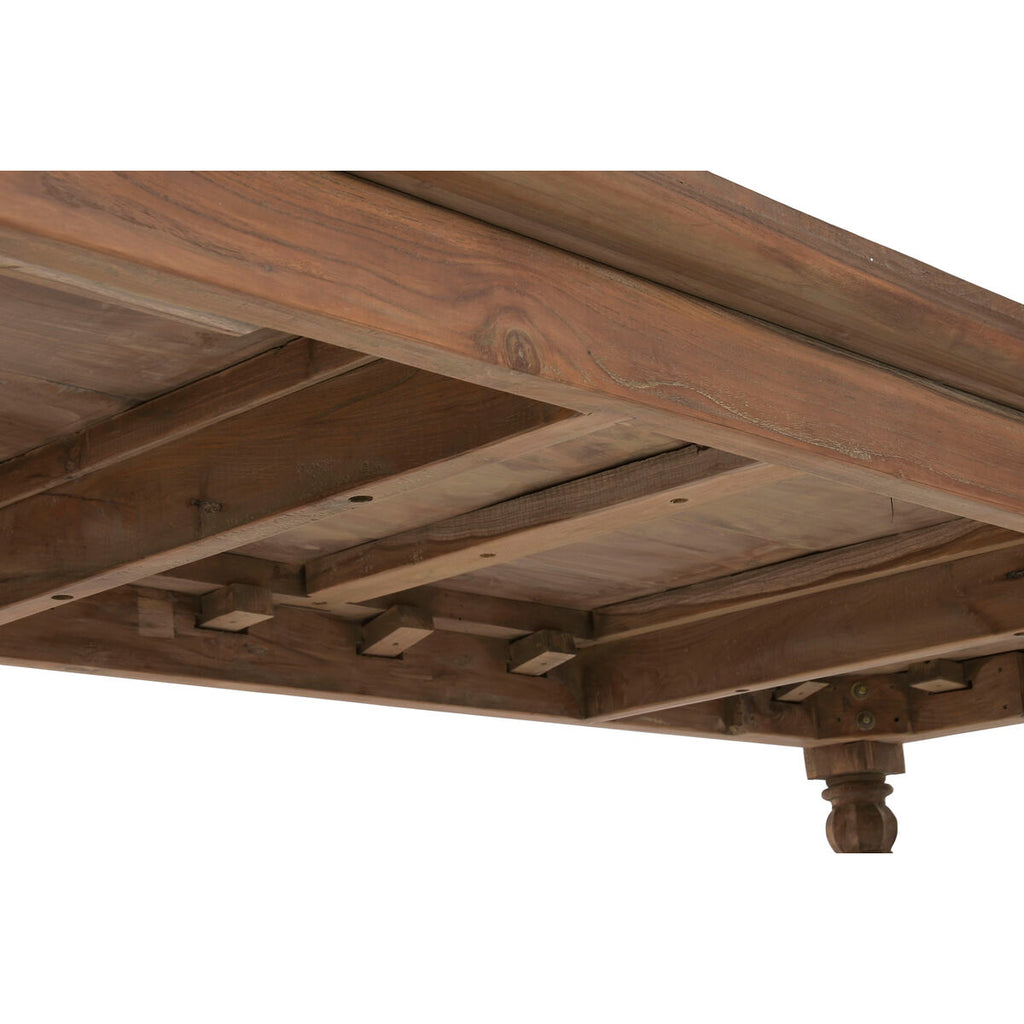 Mesa de comedor rectangular de madera de teca, 200 cm — imagen 8