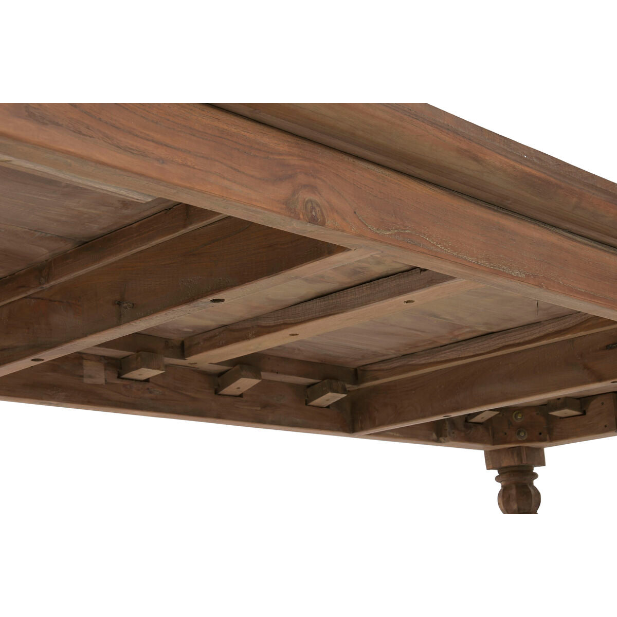 Mesa de comedor rectangular de madera de teca, 200 cm — imagen 8