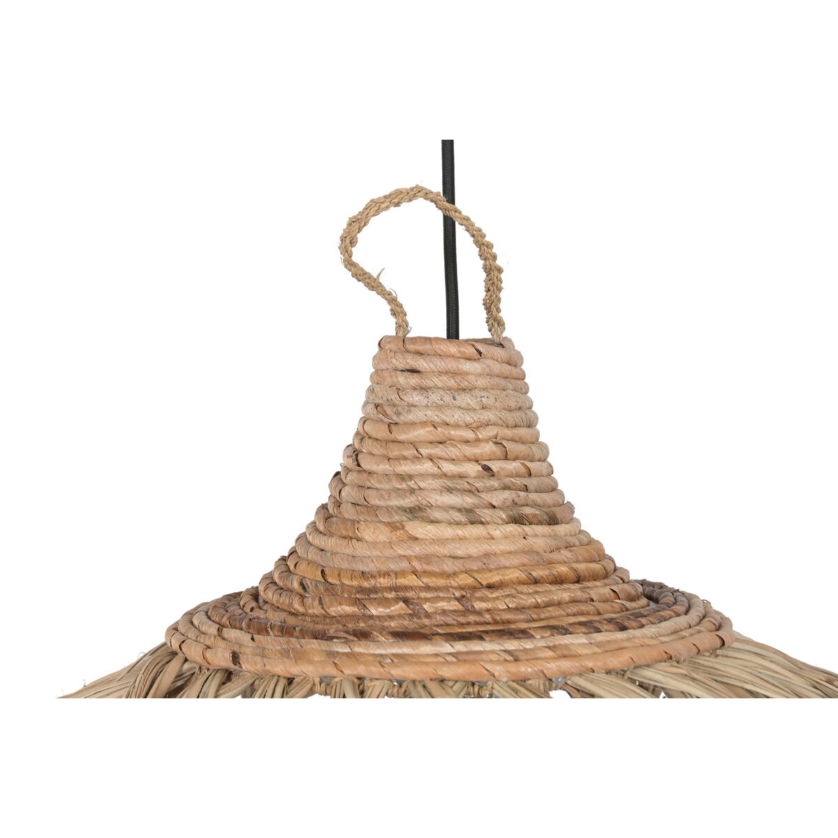 Lámpara de techo de fibra natural, 75 x 75 x 95 cm — imagen 4