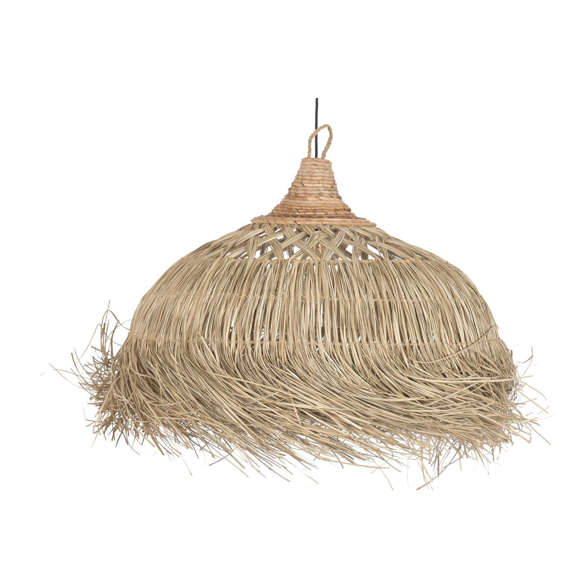 Lámpara de techo de fibra natural, 75 x 75 x 95 cm — imagen 8