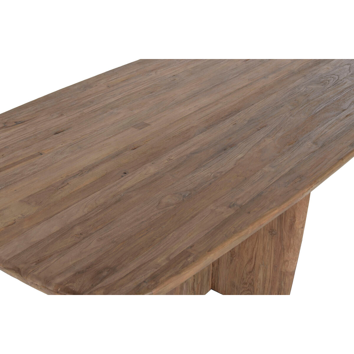 Mesa de comedor moderna de madera de teca, 220 x 110 x 78 cm — imagen 4