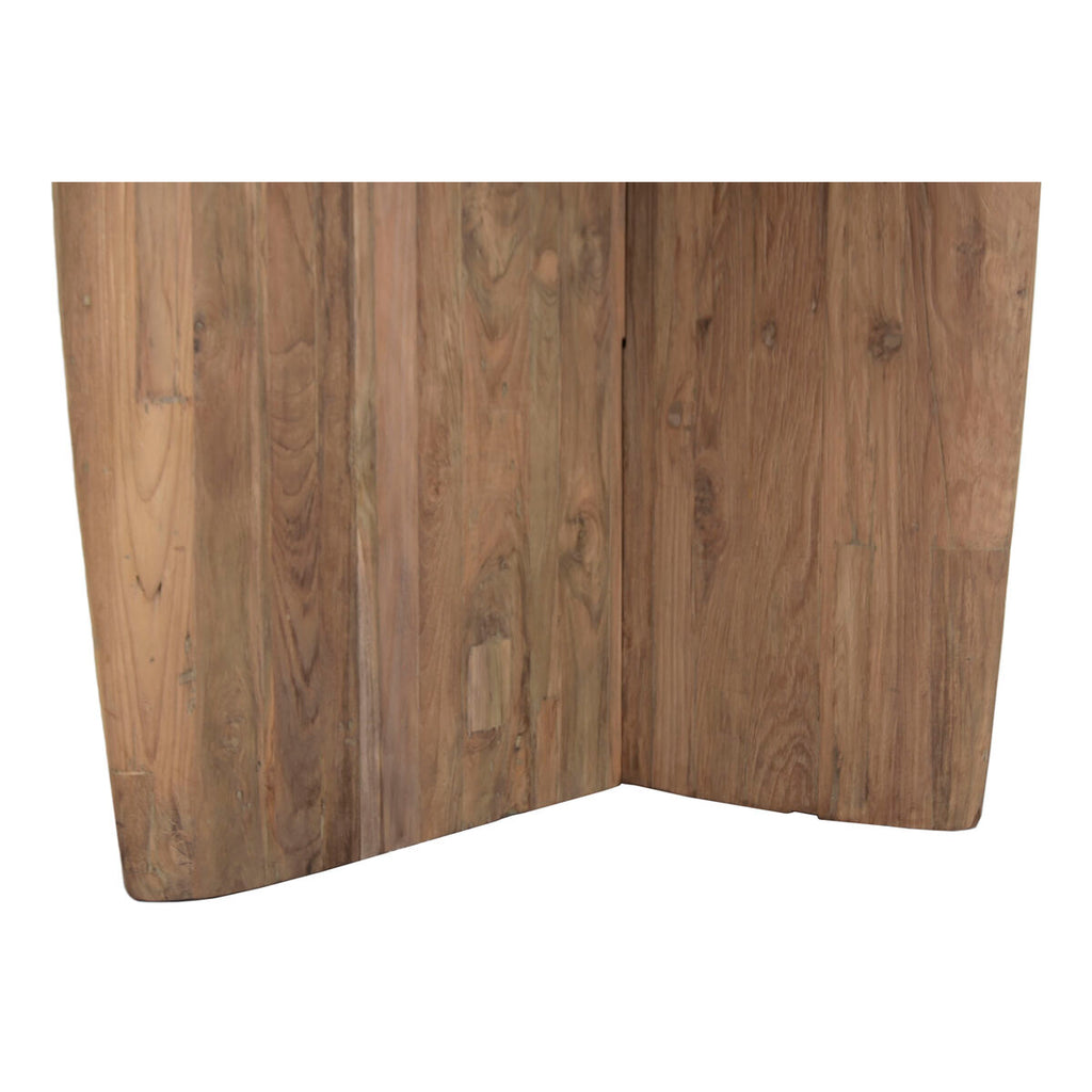 Mesa de comedor moderna de madera de teca, 220 x 110 x 78 cm — imagen 5