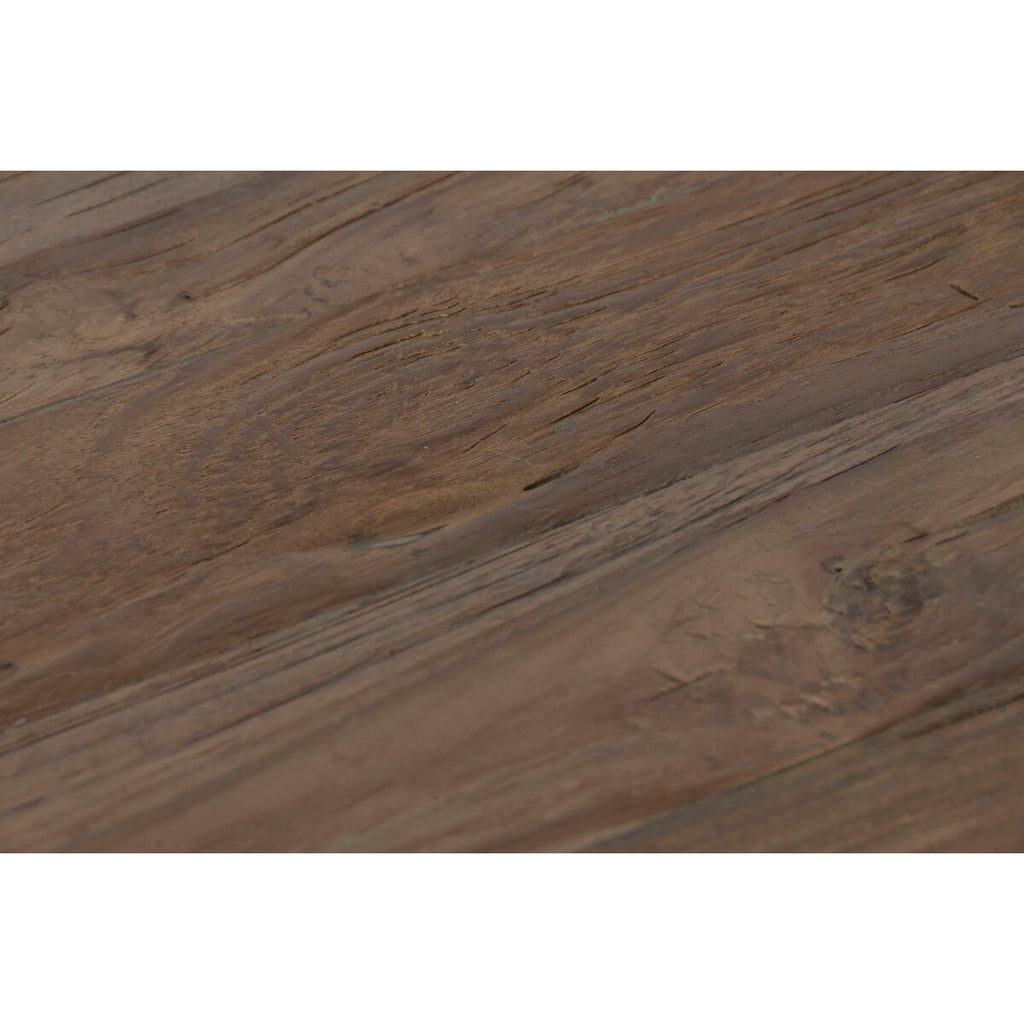 Mesa de comedor moderna de madera de teca, 220 x 110 x 78 cm — imagen 7