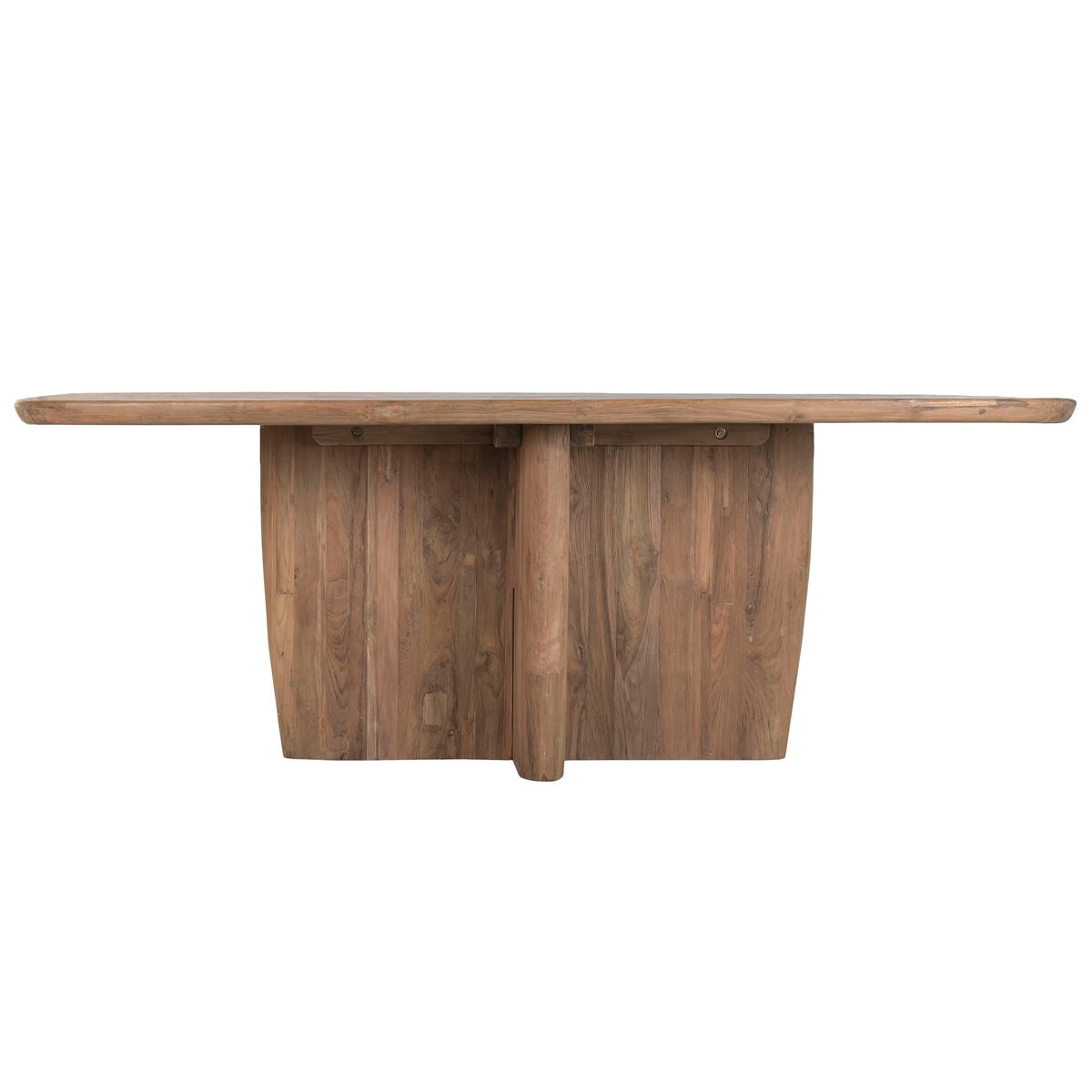 Mesa de comedor moderna de madera de teca, 220 x 110 x 78 cm — imagen 9
