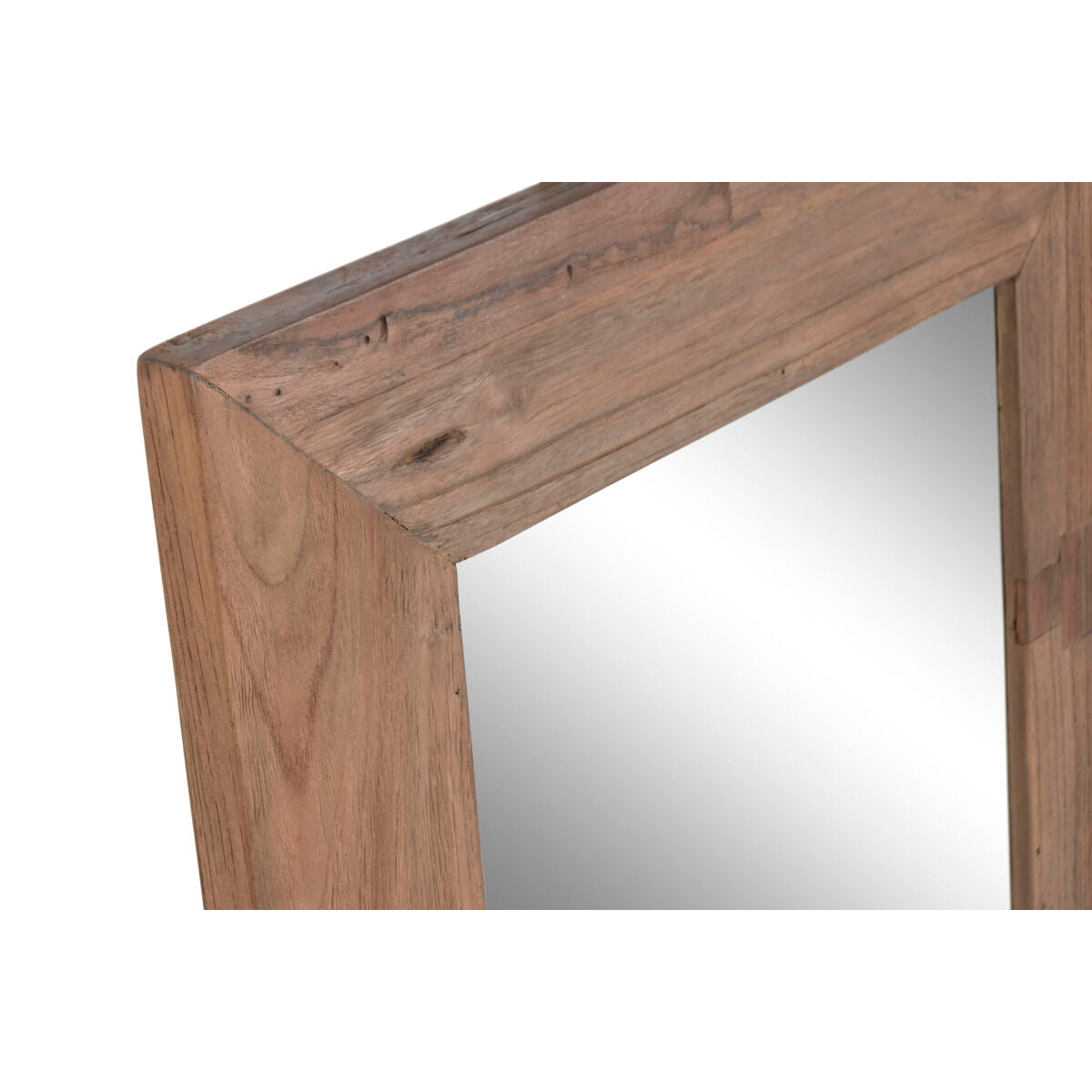 Espejo de pared de madera de teca, diseño moderno, 60 x 80 cm — imagen 2