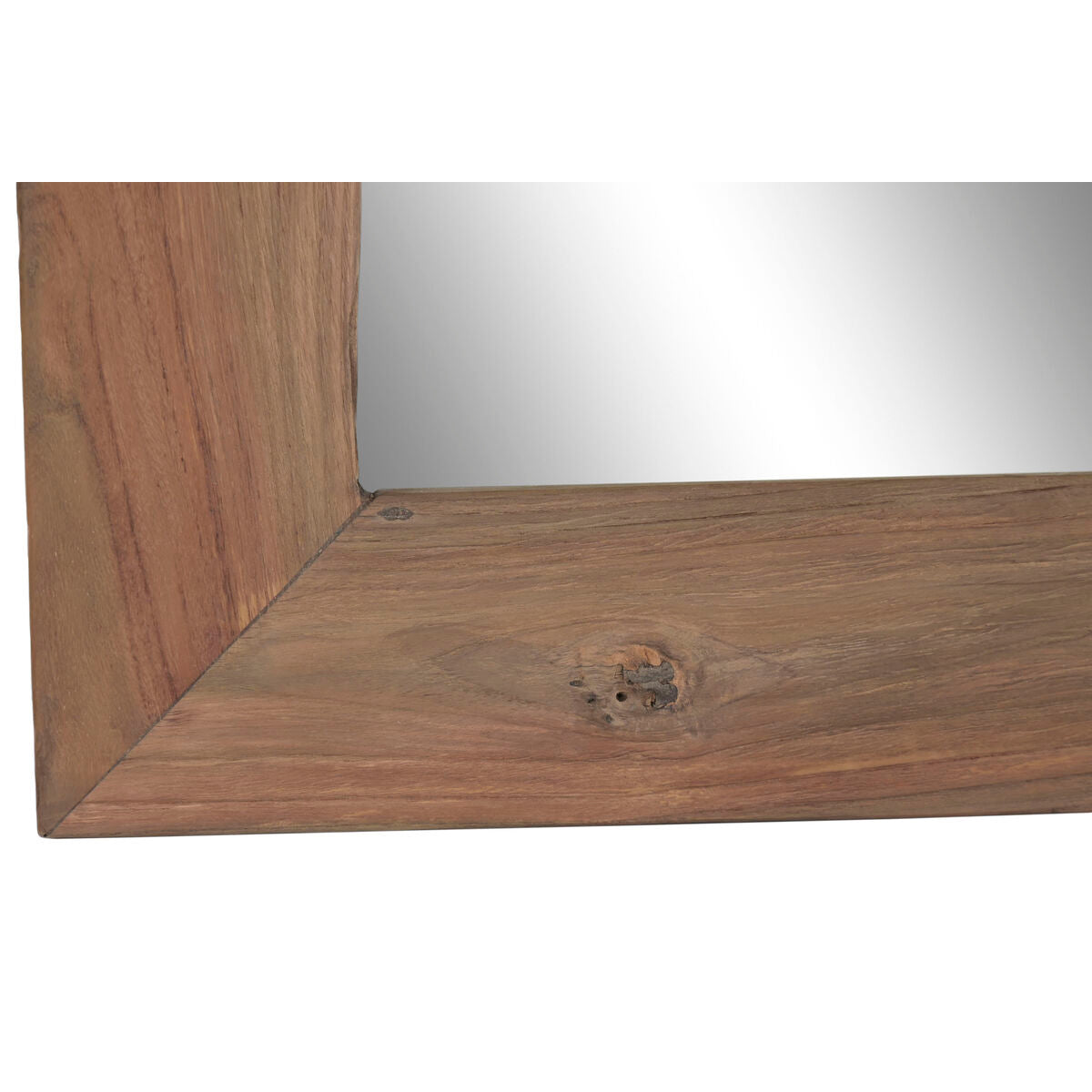 Espejo de pared de madera de teca, diseño moderno, 60 x 80 cm — imagen 3