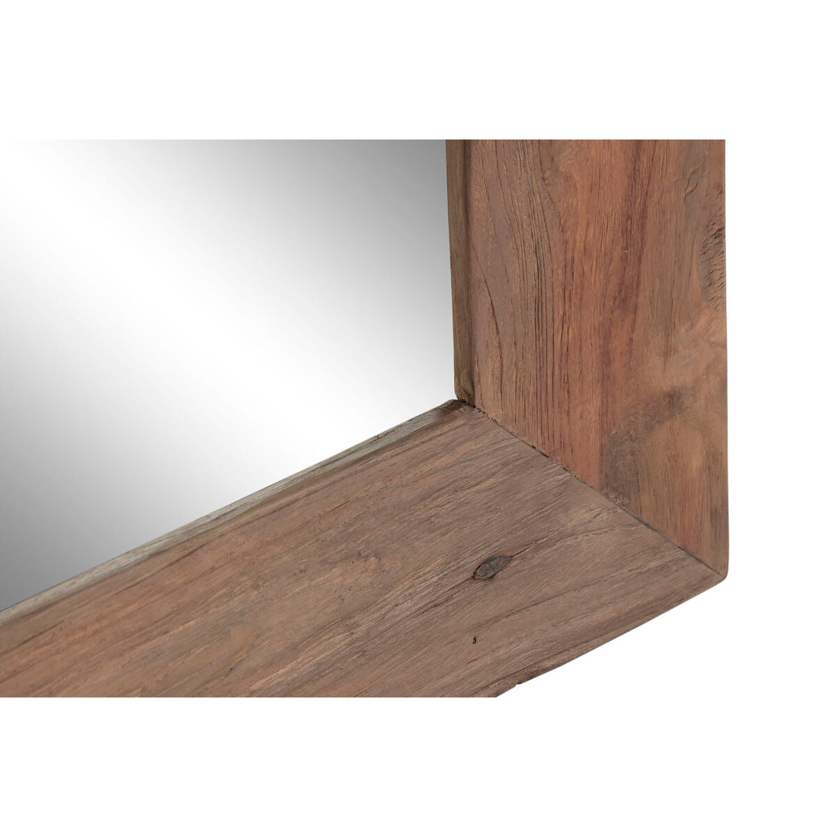 Espejo de pared de madera de teca, diseño moderno, 60 x 80 cm — imagen 4