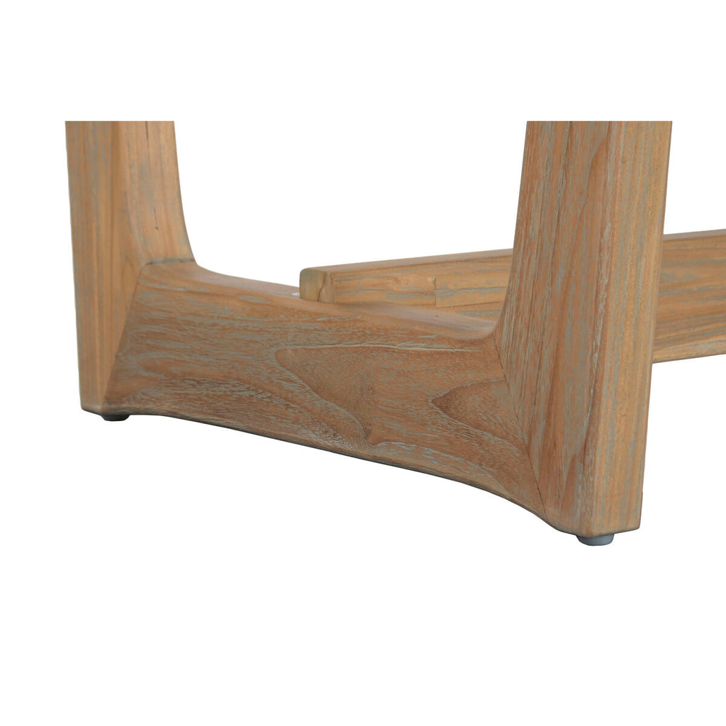 Mesa de comedor decapé gris de madera de teca, 240 x 100 x 76 cm — imagen 6