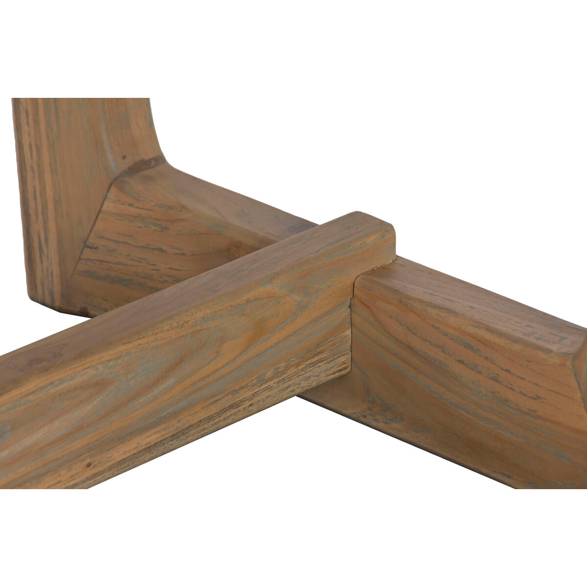 Mesa de comedor decapé gris de madera de teca, 240 x 100 x 76 cm — imagen 7
