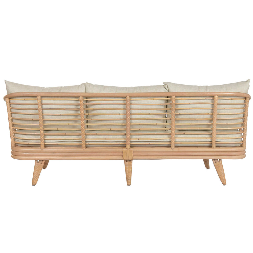 Sofá de ratán y poliéster reversible, 200 x 78 x 76 cm — imagen 2