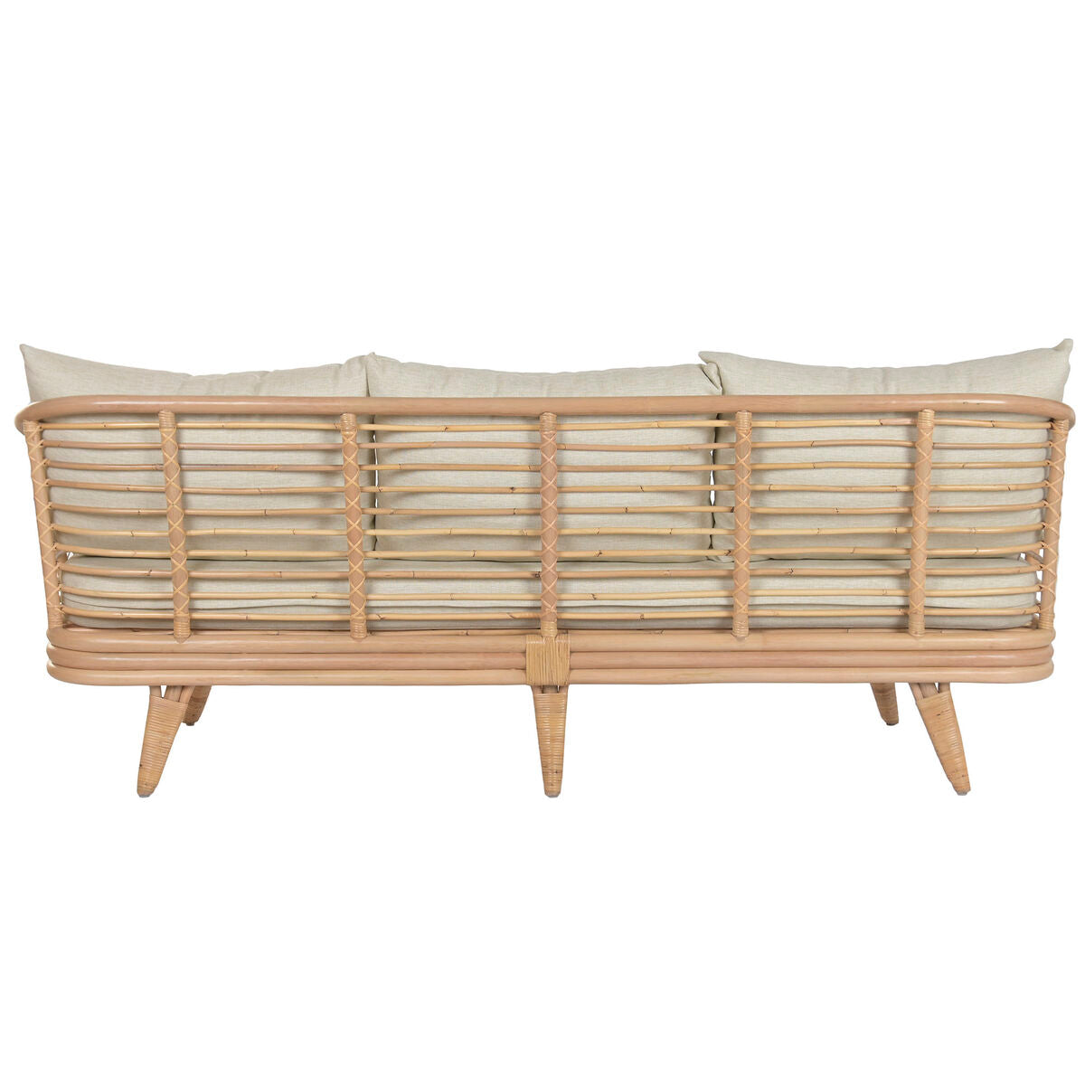 Sofá de ratán y poliéster reversible, 200 x 78 x 76 cm — imagen 2