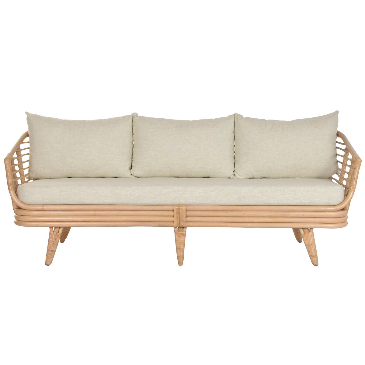Sofá de ratán y poliéster reversible, 200 x 78 x 76 cm — imagen 8