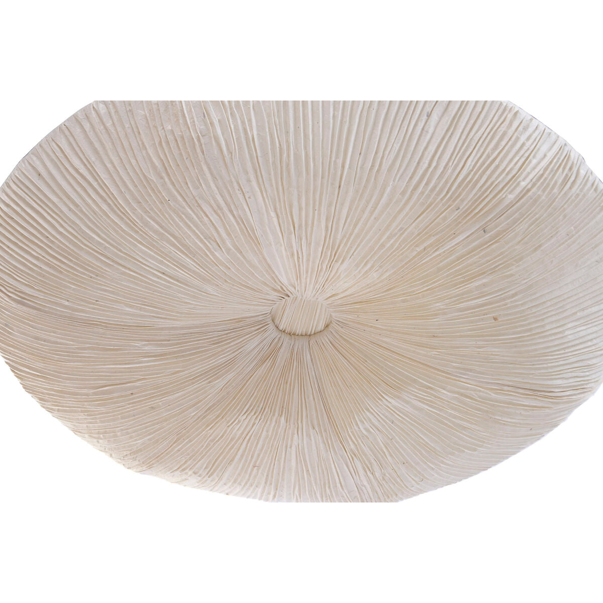 Lámpara de techo de papel y acero beige, 62,5 x 19,5 cm — imagen 3