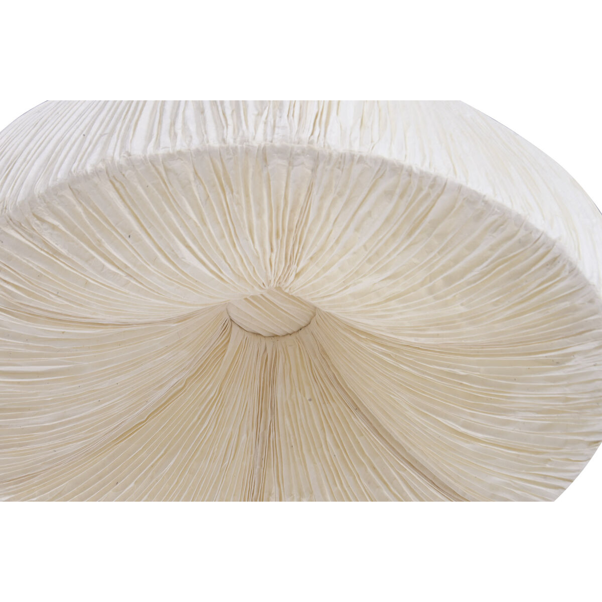 Lámpara de techo de papel y acero blanca, 43,5 x 43,5 x 24,5 cm — imagen 3