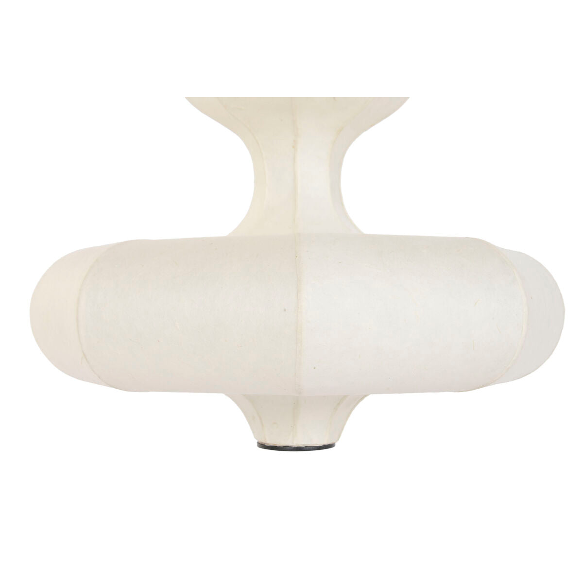 Lámpara de techo LED de papel y acero blanca, 40 x 40,6 cm — imagen 5