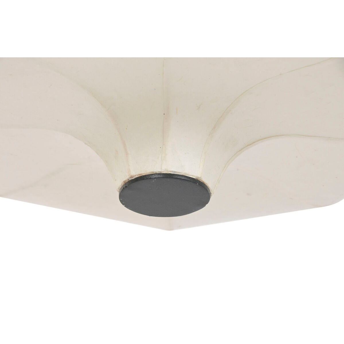 Lámpara de techo LED de papel y acero blanca, 40 x 40,6 cm — imagen 6