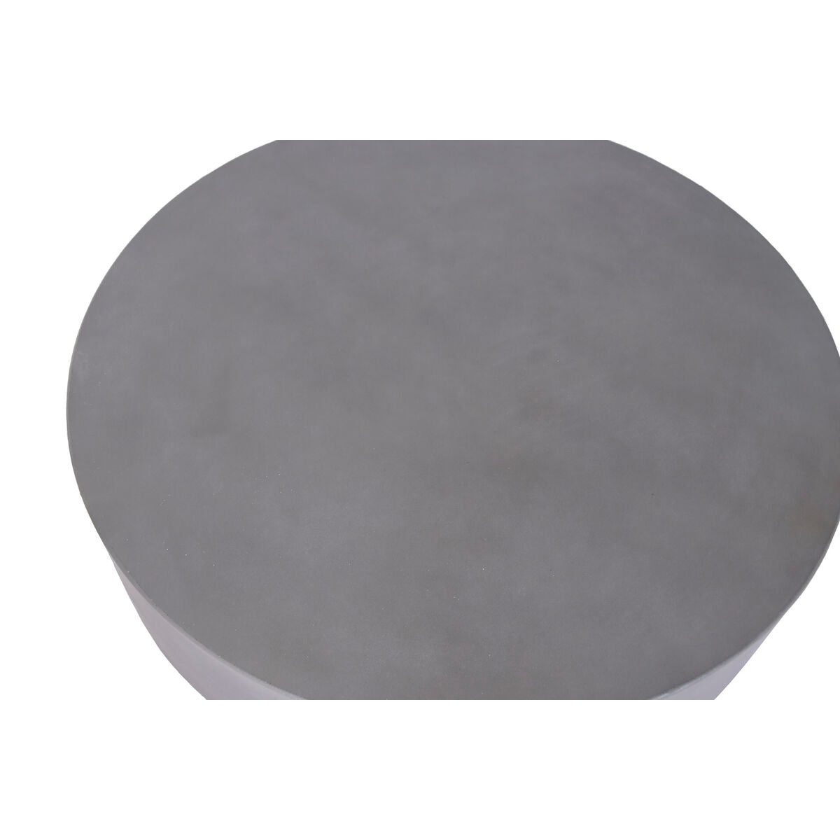 Mesa de centro de jardín gris de hormigón con LED, 91 x 91 x 38 cm — imagen 3