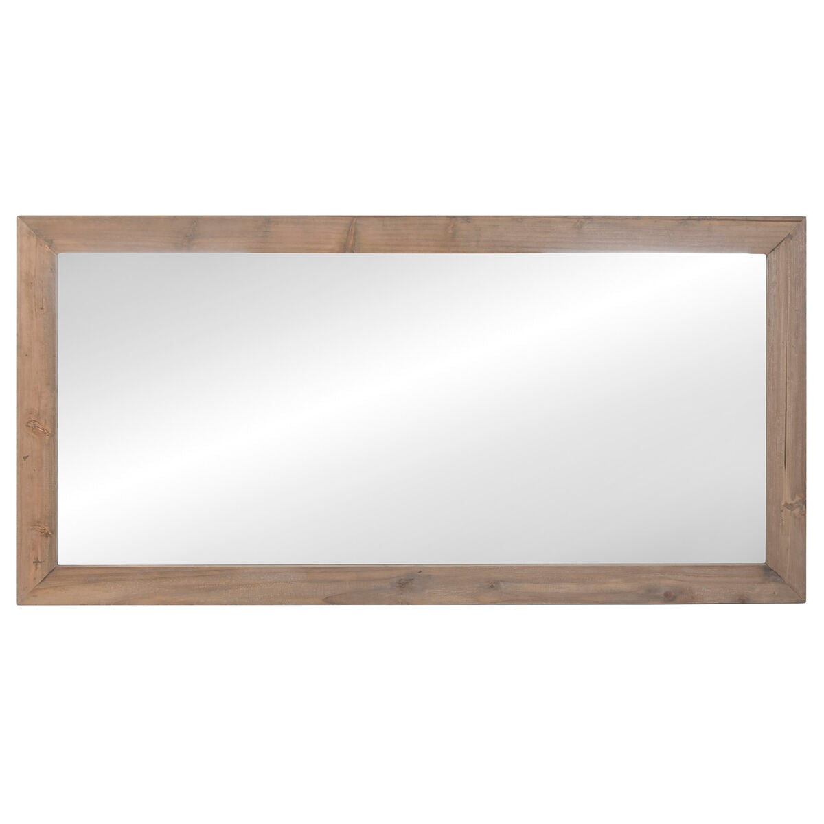 Espejo de pared rectangular de pino reciclado, 160 cm