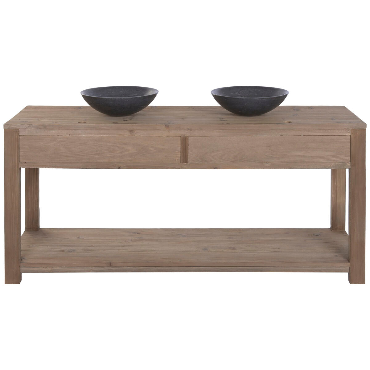 Estantería de baño de pino y madera reciclada, 165 cm — imagen 3
