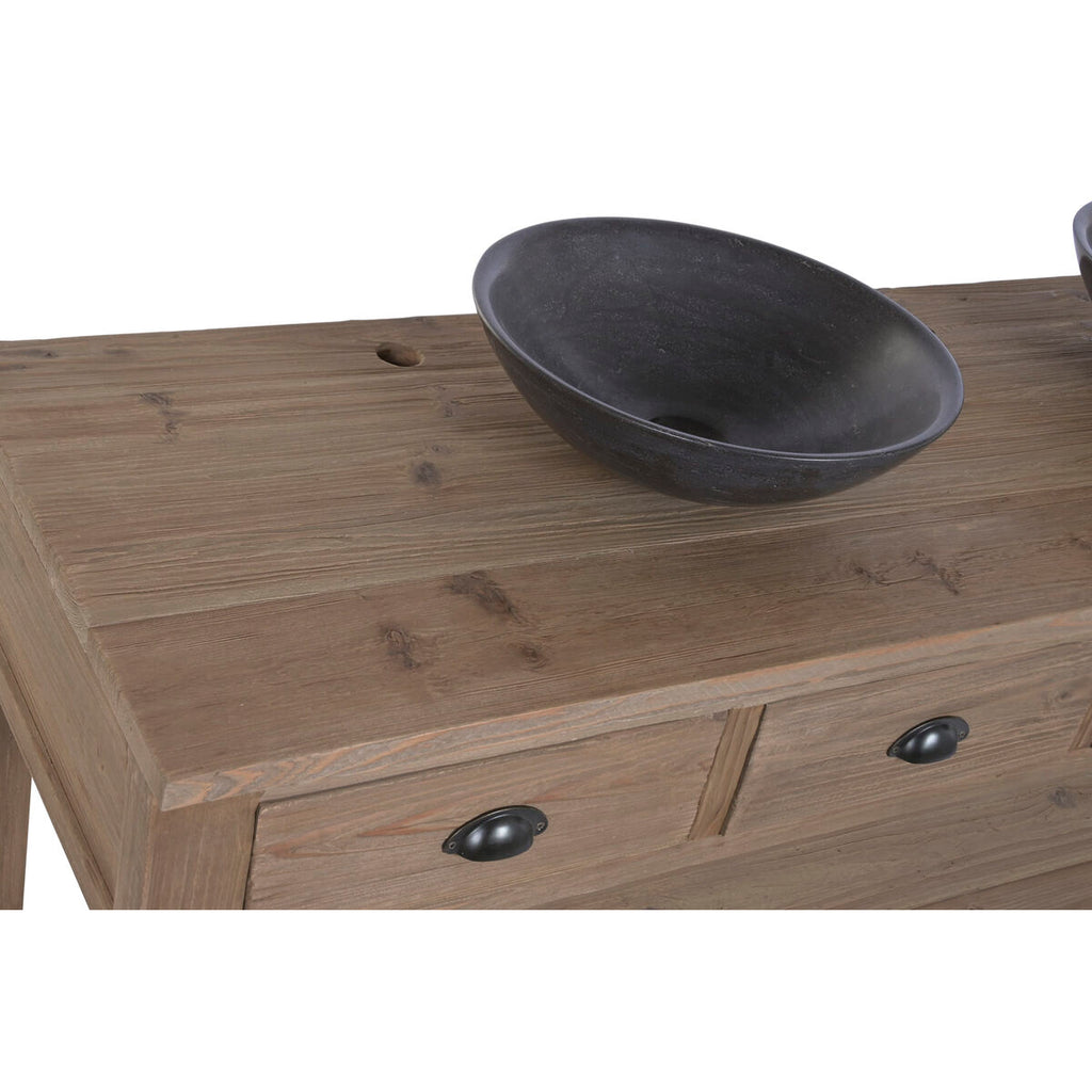 Estantería de baño de pino y madera reciclada, 165 cm — imagen 4