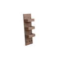Estantería de baño de pino y madera reciclada, 30 x 30 x 100 cm
