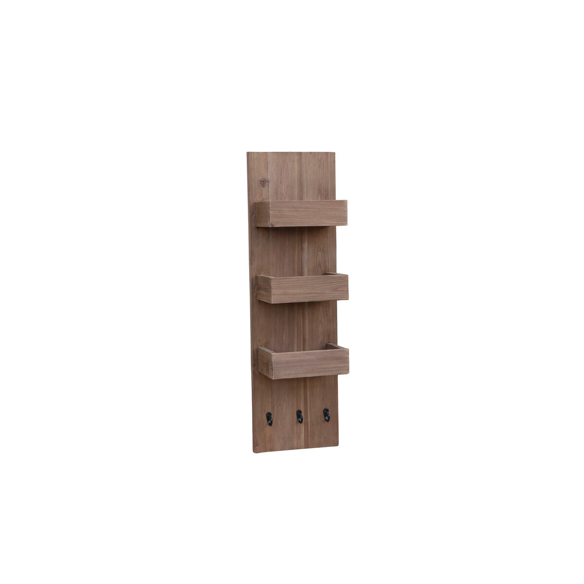 Estantería de baño de pino y madera reciclada, 30 x 30 x 100 cm — imagen 2