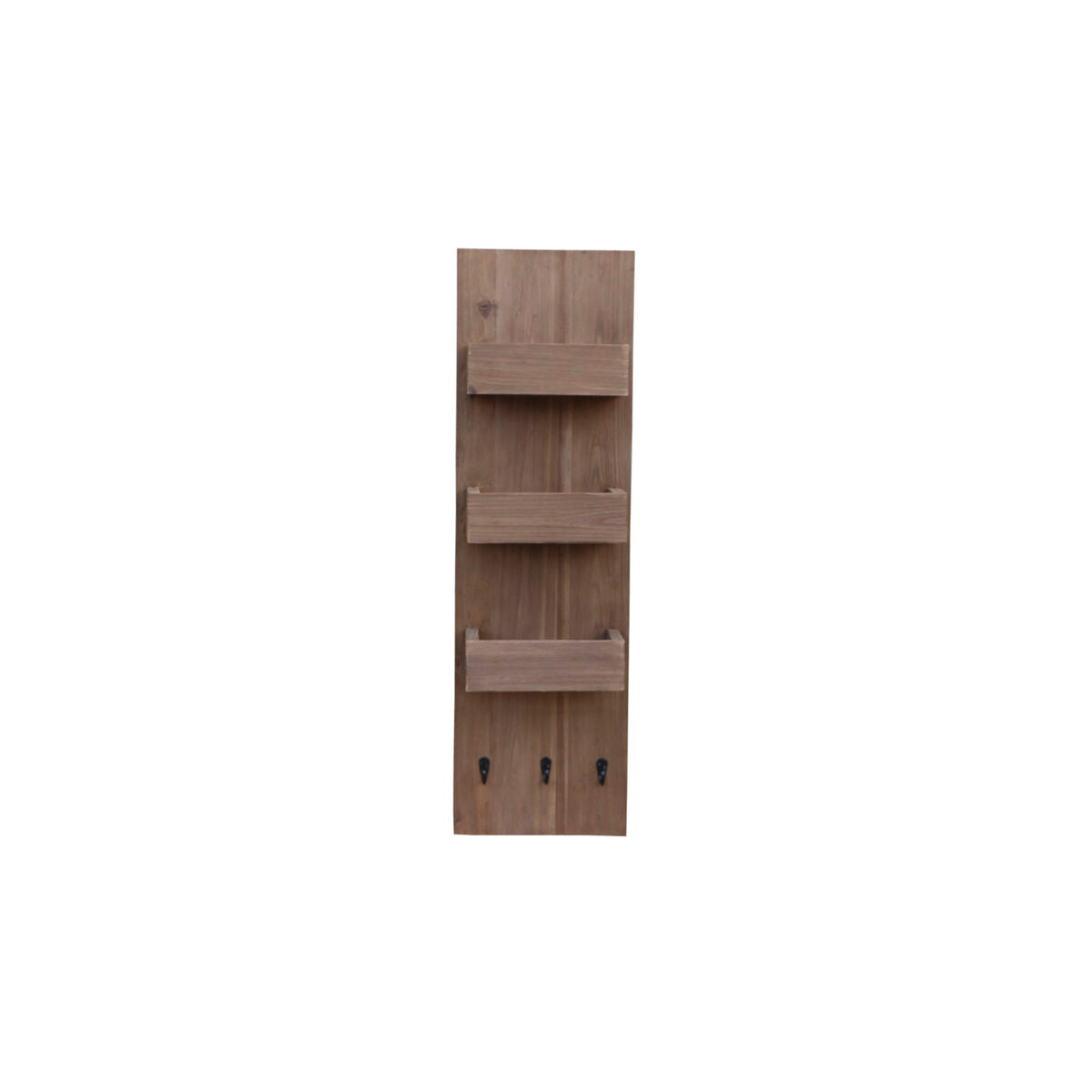 Estantería de baño de pino y madera reciclada, 30 x 30 x 100 cm — imagen 3