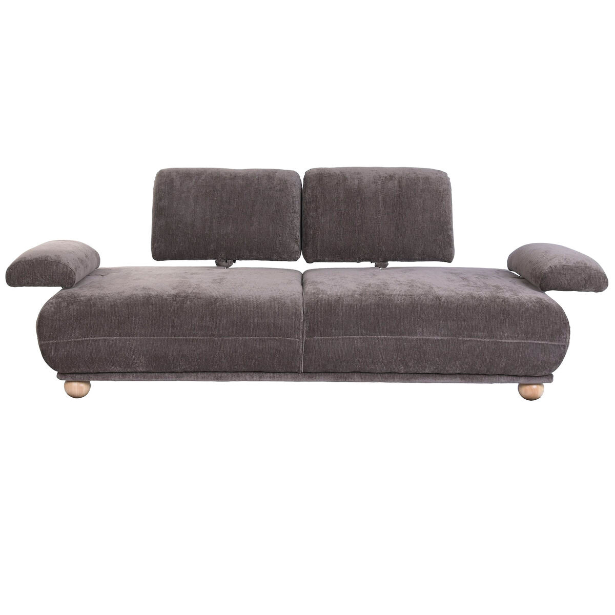 Sofá urbano en beige con respaldo y brazos abatibles — imagen 4