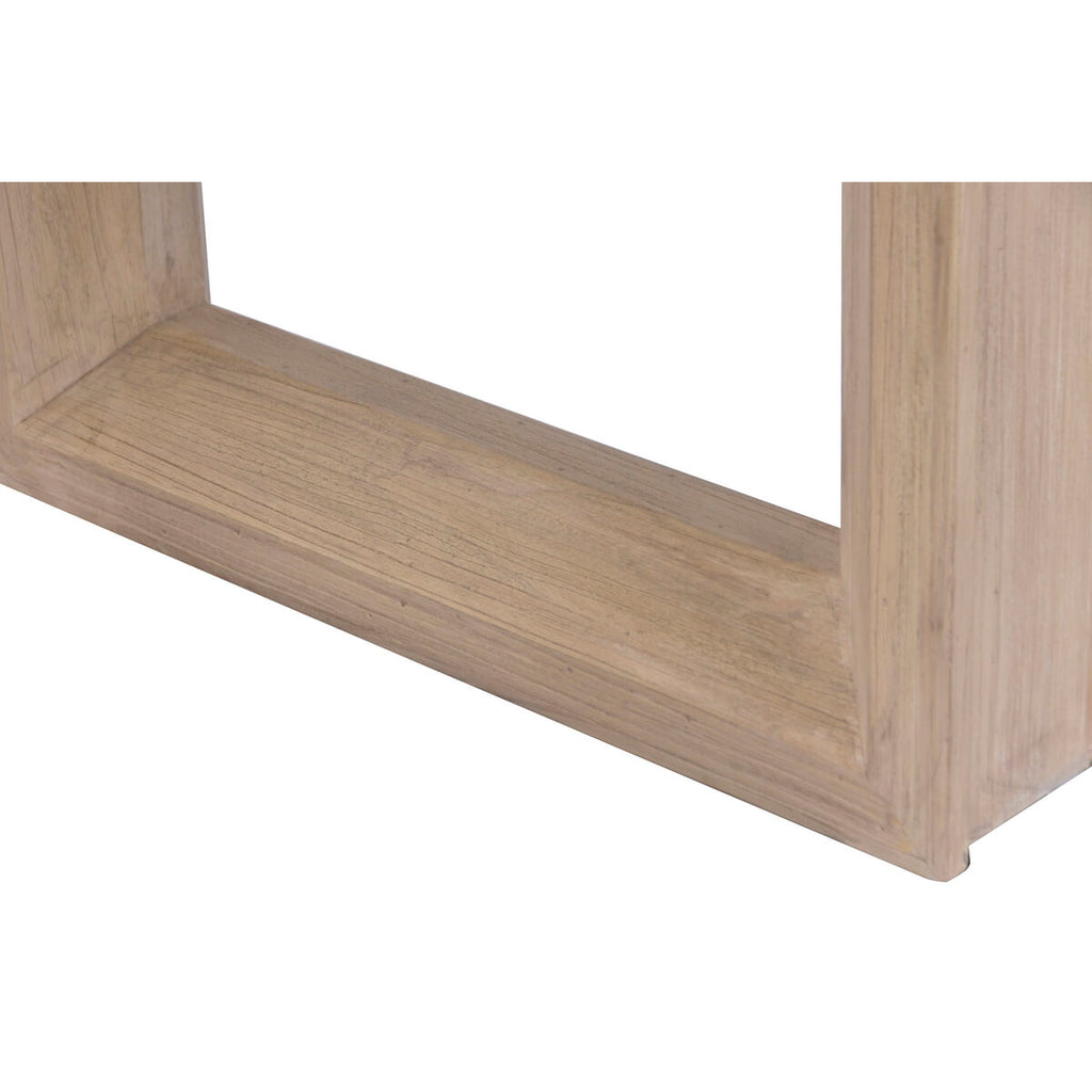 Mesa de comedor de mármol y madera de olmo, 220 cm de ancho — imagen 6