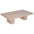 Mesa de centro de madera de olmo, estilo alpino, 170 cm