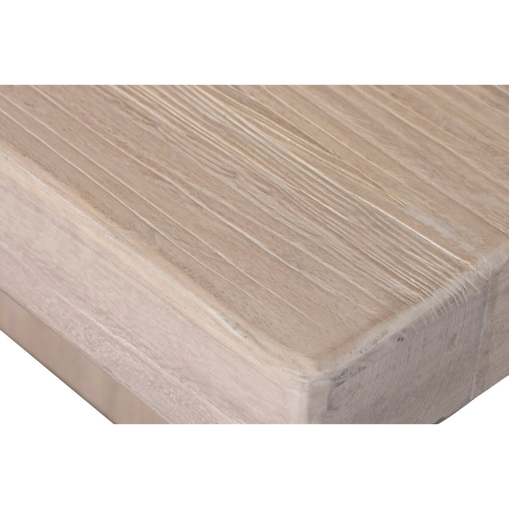 Mesa de centro de madera de olmo, estilo alpino, 170 cm — imagen 4