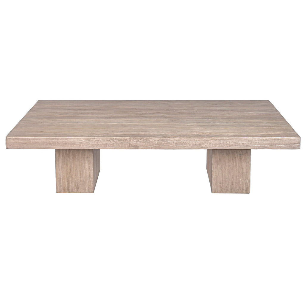 Mesa de centro de madera de olmo, estilo alpino, 170 cm — imagen 5